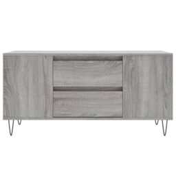 Berkfield Home Coffee Table Grey Sonoma 102x44.5x50 cm Engineered Wood - thumbnail 5