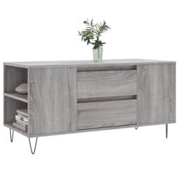 Berkfield Home Coffee Table Grey Sonoma 102x44.5x50 cm Engineered Wood - thumbnail 3