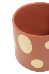 Orsina Speckled Ceramic Planter, Modern Small Garden Pot for Home Decor, Ceramic Pots for Indoor Plants in Terracotta - thumbnail 2