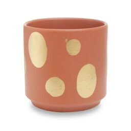 Orsina Speckled Ceramic Planter, Modern Small Garden Pot for Home Decor, Ceramic Pots for Indoor Plants in Terracotta - thumbnail 1