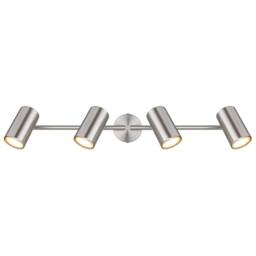 Netlighting Allvi Ceiling Spotlight Bar Nickel Matt 4x GU10 in Grey - thumbnail 4