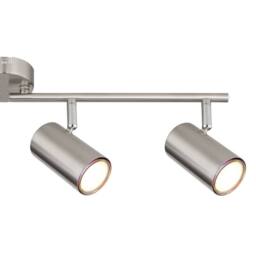 Netlighting Allvi Ceiling Spotlight Bar Nickel Matt 4x GU10 in Grey - thumbnail 5
