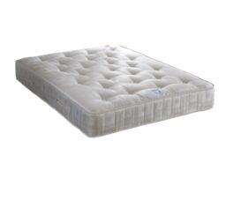 Bedmaster Majestic 1000 Pocket Sprung Plush Velvet 2 Drawer Divan Set & Headboard in Grey - Size: Small Single - thumbnail 4