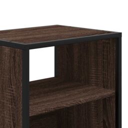 Berkfield Home Wall-mounted Bedside Cabinet Brown Oak 40x31x39.5 cm - thumbnail 9