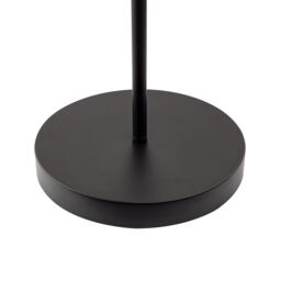 Happy Homewares LED Double Spot Black Metal Floor Lamp with Foot Switch & Adjustable Heads - thumbnail 4