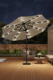Living and Home Aamorah 4 Seater Garden Dining Set With Umbrella in Black - thumbnail 3