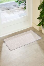 Artsy Mats Neutral Pebbles Indoor Outdoor Doormat (70 x 40cm) in Beige - Size: 40 cm x 70 cm - thumbnail 1