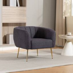 Artemis Home Stanton Accent Chair in Charcoal - Size: 1 Pack - thumbnail 2