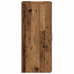 Berkfield Home Storage Cabinet Old Wood 40x45x103.5 cm Engineered Wood in Brown - thumbnail 6