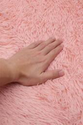 Living and Home 3Pcs Soft Skin-friendly Faux Mink Fleece Duvet Set in Pink - Size: King - thumbnail 5
