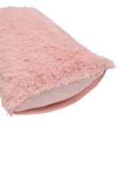 Living and Home 3Pcs Soft Skin-friendly Faux Mink Fleece Duvet Set in Pink - Size: King - thumbnail 8