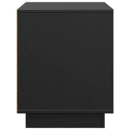 Berkfield Home TV Cabinet Black 74x35x44 cm Solid Wood Pine - Size: 74 x 35 x 44 cm - thumbnail 6