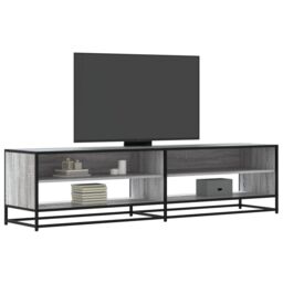Berkfield Home TV Cabinet Grey Sonoma 180.5x40x46 cm Engineered Wood - thumbnail 1