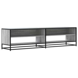 Berkfield Home TV Cabinet Grey Sonoma 180.5x40x46 cm Engineered Wood - thumbnail 2