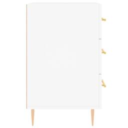Berkfield Home Bedside Cabinet White 40x40x66 cm Engineered Wood - Size: 40 x 40 x 66 cm - thumbnail 6