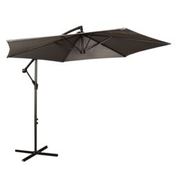 Samuel Alexander 3m Cantilever Parasol with Crank Handle for Patio Garden Banana Parasol with UV Protection Outdoor Umbrella Sun Shades for Garden - thumbnail 9
