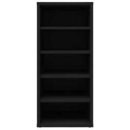 Berkfield Home Shoe Cabinets 2 pcs Black 31.5x35x70 cm Engineered Wood - thumbnail 6