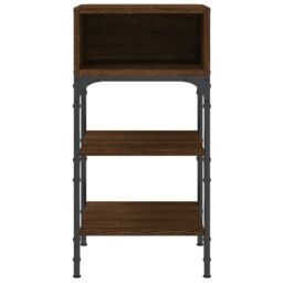 Berkfield Home Bedside Tables 2 pcs Brown Oak 35x34.5x70 cm Engineered Wood - thumbnail 5