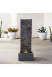 H&O Direct Wall Standing Feature Outdoor Water Fountain in Natural