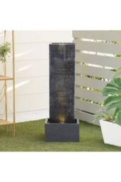H&O Direct Wall Standing Feature Outdoor Water Fountain in Natural - thumbnail 2