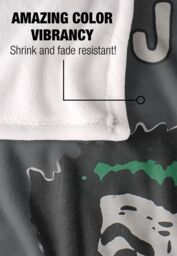 DC Comics Batman The Joke's on You Blanket 152 x 127 cm in White - thumbnail 4