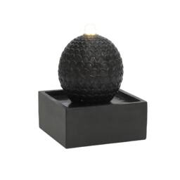 Charles Bentley Arno Sphere Water Feature - Mains Powered in Dark Grey - thumbnail 5