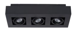 Lucide 'XIRAX' Dimmable Stylish Rotatable Indoor Ceiling Spotlight GU10 in Black - thumbnail 2