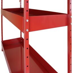 Monstershop Monster Racking Volcano Metal Van Shelving Unit in Red - thumbnail 6