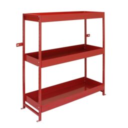 Monstershop Monster Racking Volcano Metal Van Shelving Unit in Red