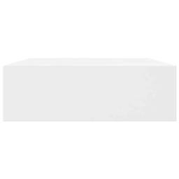 Berkfield Home Modern Floating Wall Shelves with Drawers 2 pcs White 48 cm - thumbnail 6