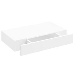 Berkfield Home Modern Floating Wall Shelves with Drawers 2 pcs White 48 cm - thumbnail 4