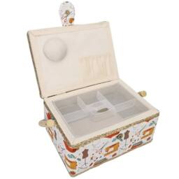 EONLION Fabric Sewing Box Basket Extra Large Design Storage - Size: 500mm - thumbnail 5