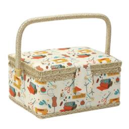 EONLION Fabric Sewing Box Basket Extra Large Design Storage - Size: 500mm