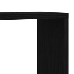 Berkfield Home Black Oak Wall Cabinet 76x15x53 cm Made from Engineered Wood - Size: 76 x 15 x 53 cm - thumbnail 8