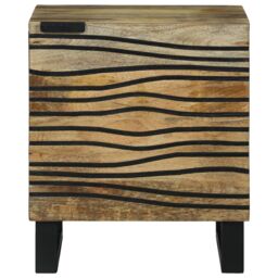 Berkfield Home Bedside Tables Brown & Black 40 x 33.5 x 46 cm in Beige - thumbnail 3