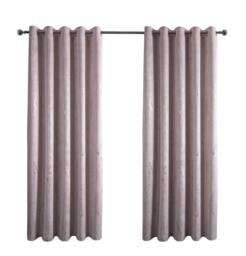Smart Living Marble Effect Velvet Eyelet Curtains - Thermal Blackout - 2 Panels in Pink - Size: 117 cm width x 183 cm drop - thumbnail 4