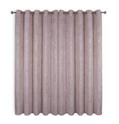Smart Living Marble Effect Velvet Eyelet Curtains - Thermal Blackout - 2 Panels in Pink - Size: 117 cm width x 183 cm drop - thumbnail 3