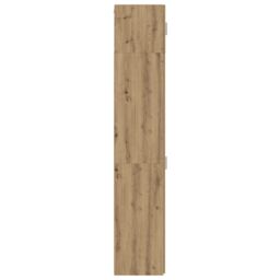 Berkfield Home Slim Storage Cabinet Artisan Oak 30x42.5x225 cm Engineered Wood in Brown - thumbnail 8