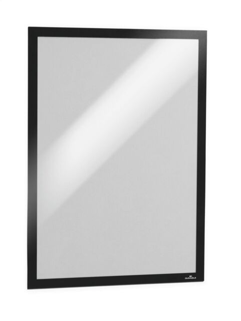 Durable Duraframe UV Poster Adhesive Magnetic Signage Frame - A2 Black - Size: 1 Pack - image 1