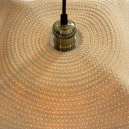 CGC Lighting Flora 64cm Cream Floppy Fabric Lampshade - thumbnail 7