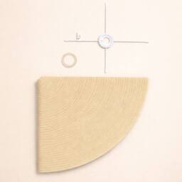 CGC Lighting Flora 64cm Cream Floppy Fabric Lampshade - thumbnail 9