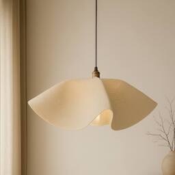 CGC Lighting Flora 64cm Cream Floppy Fabric Lampshade - thumbnail 6