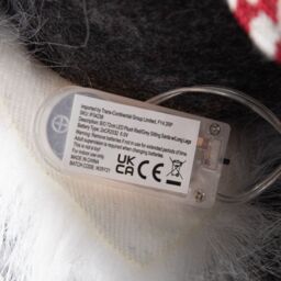 Samuel Alexander 72cm Light up Christmas Gonk with Dangly Legs & Aviator Hat in Red - thumbnail 8