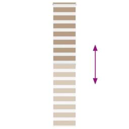 Berkfield Home Zebra Blind Sand Brown 45x200 cm Fabric Width 40.9 cm Polyester - thumbnail 5