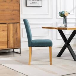 Artemis Home Almont Fabric Dining Chairs - Set of 2 in Teal - Size: 2 Pack - thumbnail 5