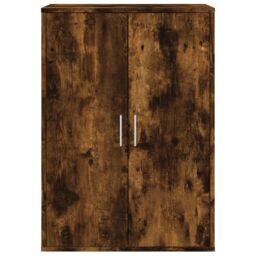 Berkfield Home Sideboard Smoked Oak 60x31x84 cm Engineered Wood in Brown - Size: 60 x 31 x 84 cm - thumbnail 5
