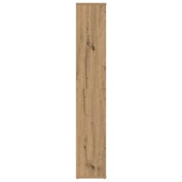 Berkfield Home Room Divider/Book Cabinet Artisan Oak 100x24x140 cm Engineered Wood in Brown - Size: 100 x 24 x 140 cm - thumbnail 6