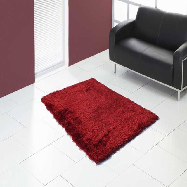 The Rug Shop UK Red Handmade Plain Easy to clean Plain Area Rug - Size: 180 cm x 270 cm - image 1