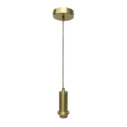 First Choice Lighting Set of 2 Celine - Satin Brass Ceiling Flex Suspension Kits for Shades in Gold - thumbnail 2