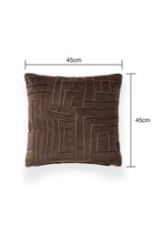 BHS Genevieve Cushion in Taupe - Size: 45 cm x 45 cm - thumbnail 6